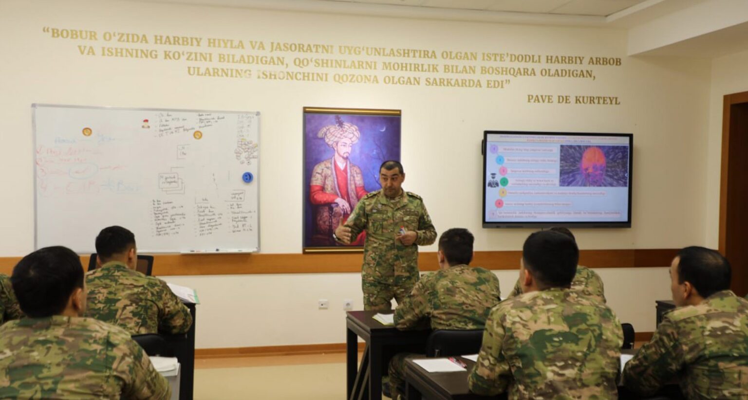For the officers “Master class” was organized at the academy